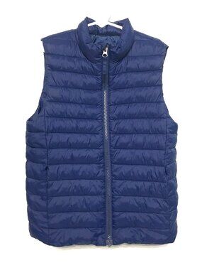 Lands' End Kids Blue Puffer Vest Size Small